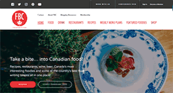 Desktop Screenshot of foodbloggersofcanada.com